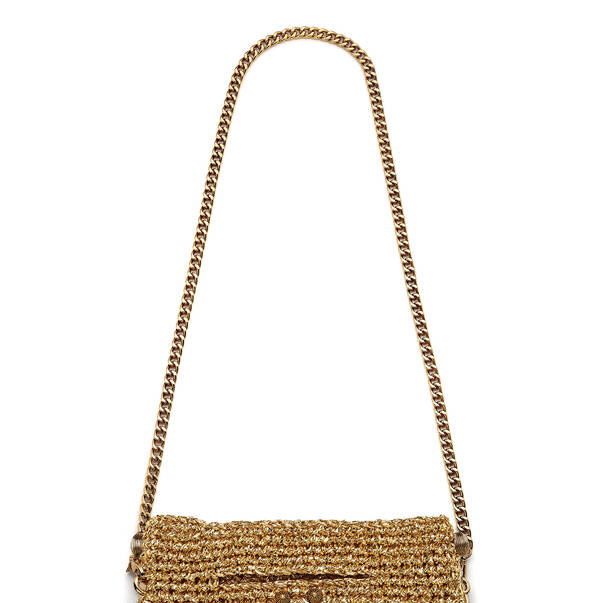 Bling Baby Brown Straw Bag - 4