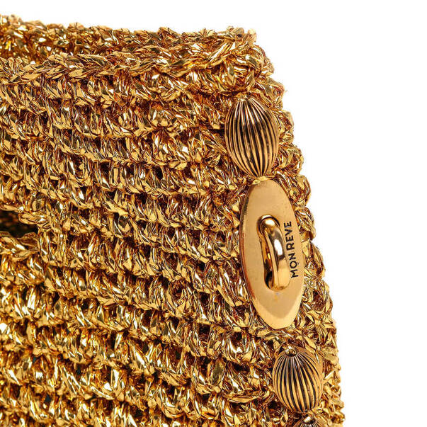 Bling Baby Brown Straw Bag - 3