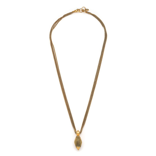 Bliss Gold Plated Multi Chain Necklace 