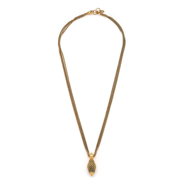 Bliss Gold Plated Multi Chain Necklace - 1