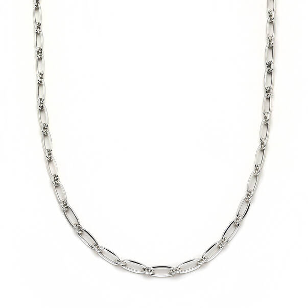 Calm Silver Plated Chain Necklace - 1