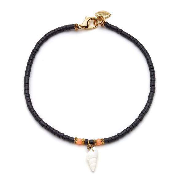 Classo Black Seashell Necklace - 1