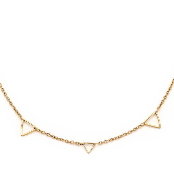 Cool Gold Plated Chain Necklace - 3