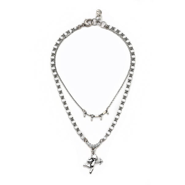 Eros Silver Plated Chain Necklace - 1