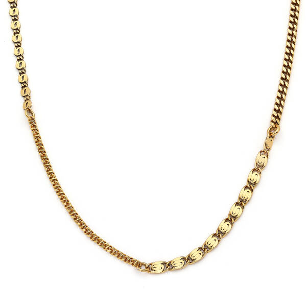 Essence Gold Plated Chain Necklace - 3