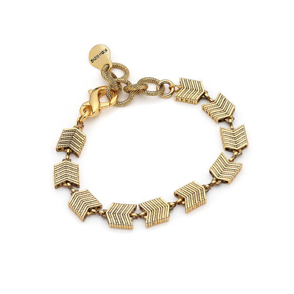 Eva Gold Plated Chain Bracelet - 1