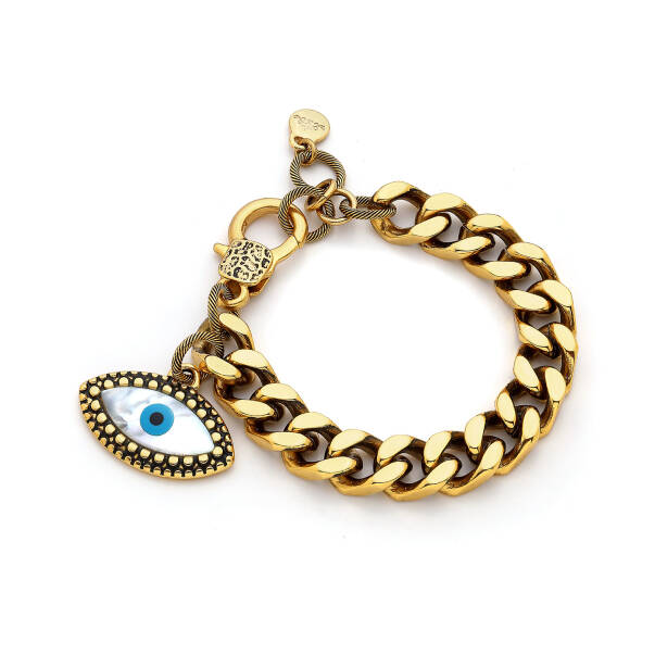 Evil Eye Zincir Nazar Boncuğu Bilezik - 3