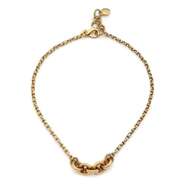 Forever Linked Gold Plated İnfinity Chain Necklace - 1