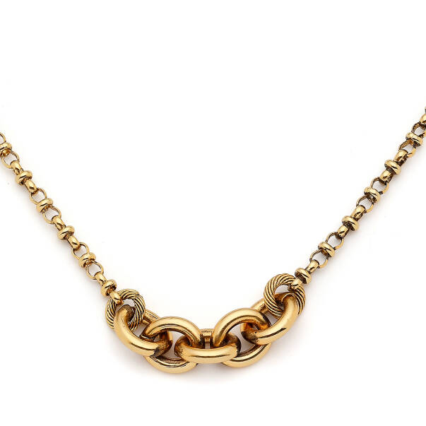 Forever Linked Gold Plated İnfinity Chain Necklace - 2