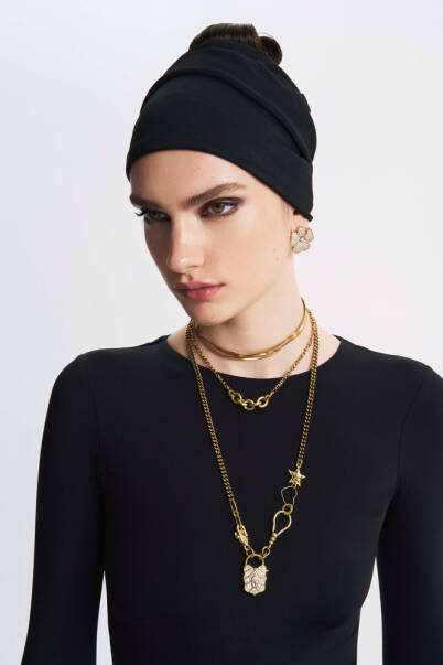 Forever Linked Gold Plated İnfinity Chain Necklace - 2