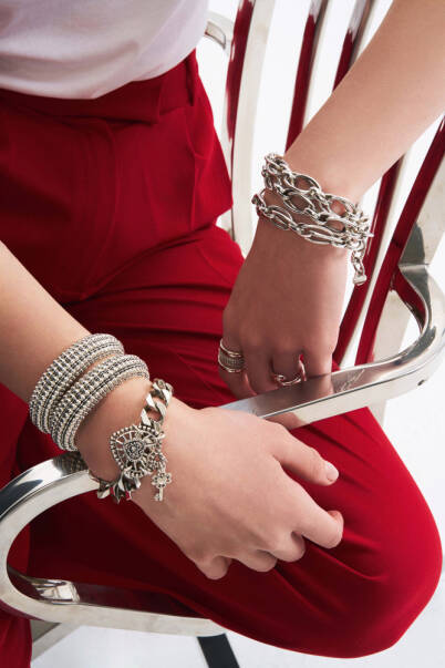 Harmy Silver Plated Chain Bracelet - 3