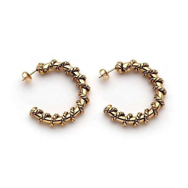 Love Yo Self Hoop Pin Earrings - 1