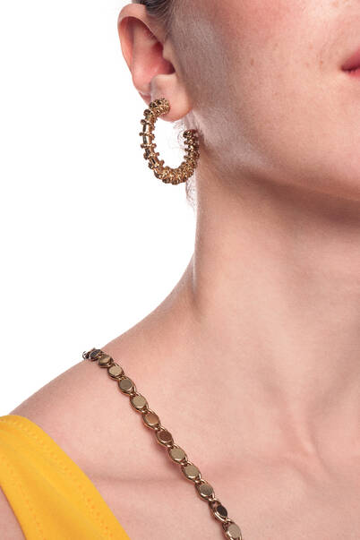 Love Yo Self Hoop Pin Earrings - 3