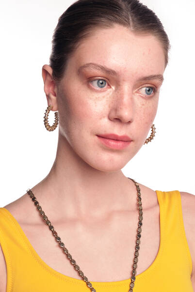 Love Yo Self Hoop Pin Earrings - 2