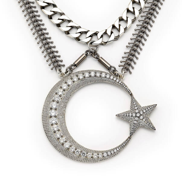 Luna Star Moon Star Necklace - 2