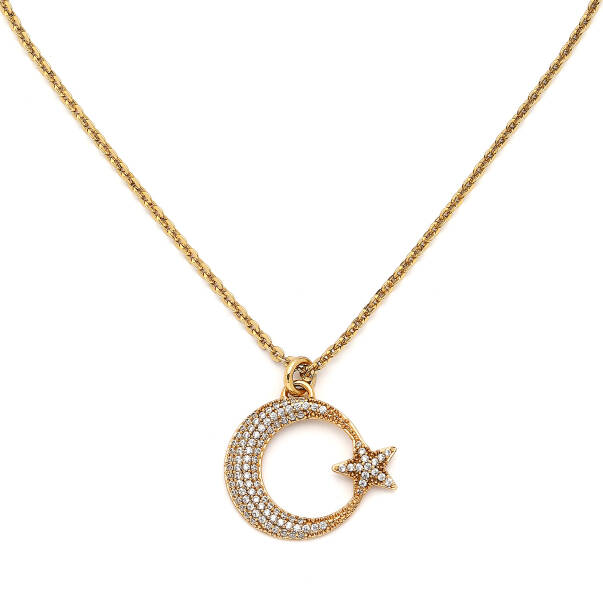 Lunar Radiance Moon Star Necklace - 2