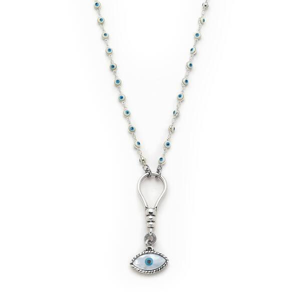 Mashallah Silver Plated Necklace - 3