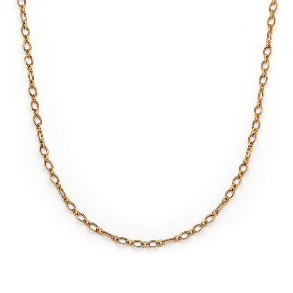 Minimal Gold Plated Chain Necklace - 3