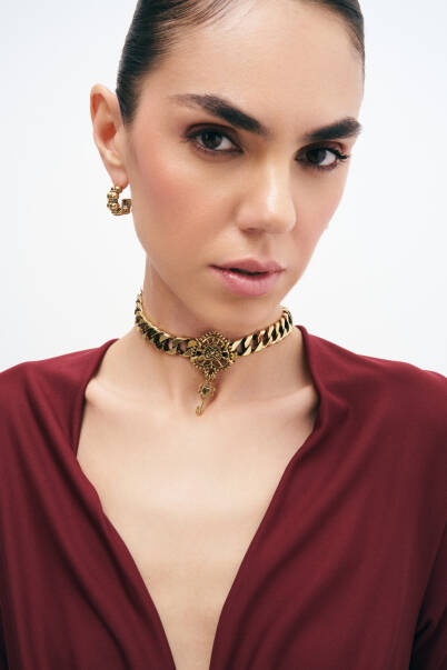 Nix Gold Plated Hoop Pinned Earrings - 12