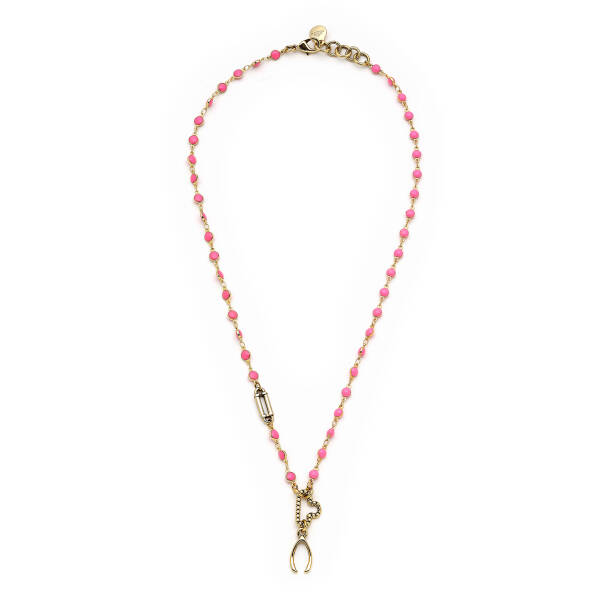 Ostro Pembe Charm Kolye - 1