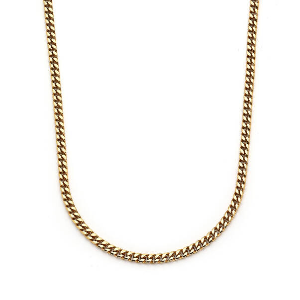 Pure Gold Plated Chain Necklace - 3