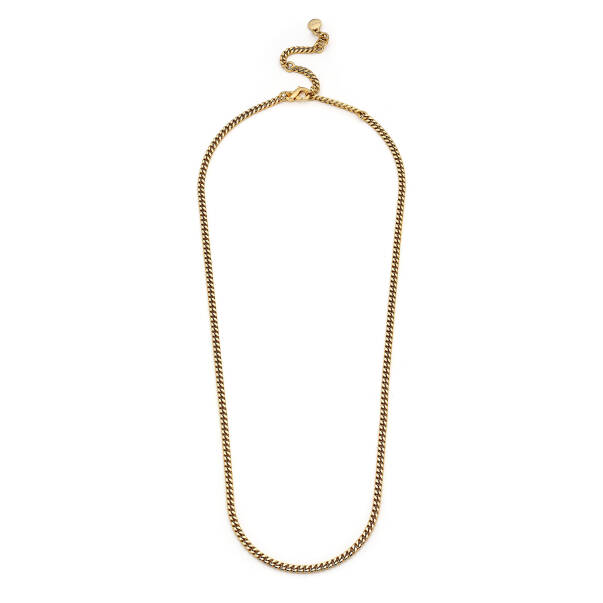 Pure Gold Plated Chain Necklace - 1