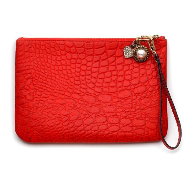 RED HEART CHARM BAG - 1