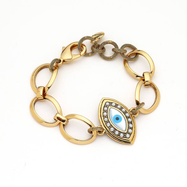 Sirius Gold Plated Eye Bracelet - 1