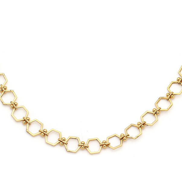 Slay Gold Plated Chain Necklace - 3