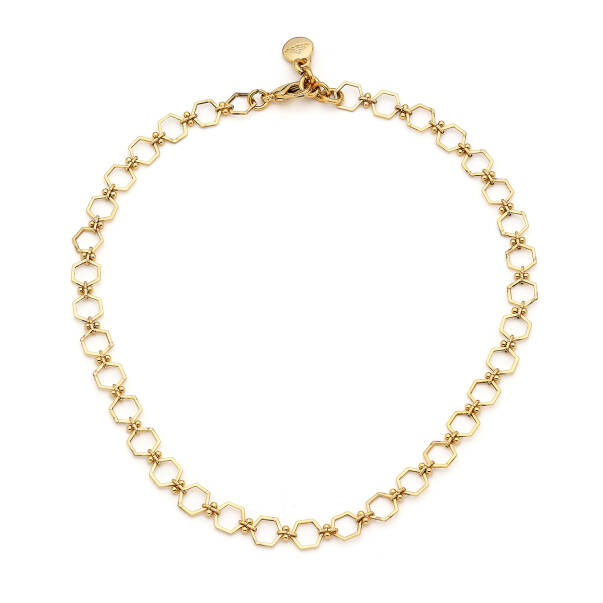 Slay Gold Plated Chain Necklace - 1