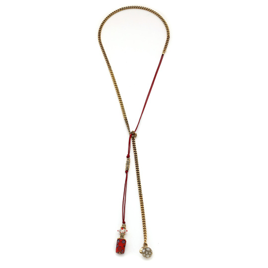 Smooth Gold Plated Brass Necklace 