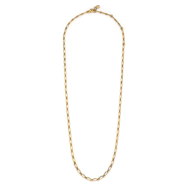 Streamline Gold Plated Chain Necklace - 1