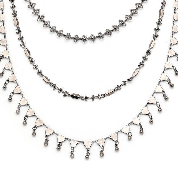 Trio Pearl Necklace - 2